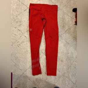 Virus compression Red Leggings